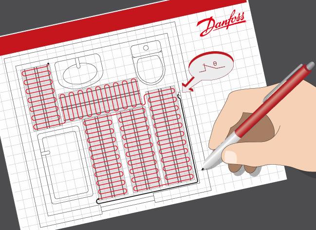 Installation of Danfoss ECmat Danfoss recommends the use of suitable insulation underneath our heating systems to ensure optimum performance, reducing downward heatloss and increasing heat up time.