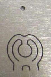 The bend holes on the dry etched samples provided the design intent of