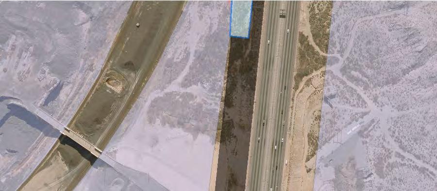 of Texas El Paso International Boundary 1 " = 250 ' 1:3,000 Noise Receiver Non-Impacted Impacted BHW Center Line BHW Pavement Ramp Center Line RampPavement Curb Exist Levee Maint Rd Local Road Prop