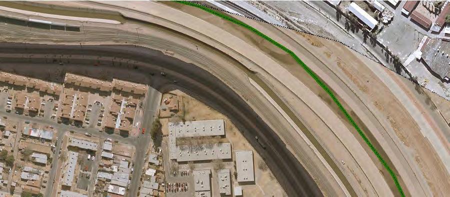 CEMEX ASARCO University of Texas El Paso International Boundary 1 " = 250 ' 1:3,000 Noise Receiver Non-Impacted Impacted BHW Center Line BHW Pavement Ramp Center Line RampPavement Curb Exist Levee