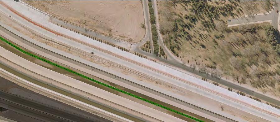 El Paso International Boundary 1 " = 250 ' 1:3,000 Noise Receiver Non-Impacted Impacted BHW Center Line BHW Pavement Ramp Center Line RampPavement Curb Exist Levee Maint Rd Local Road Prop Levee