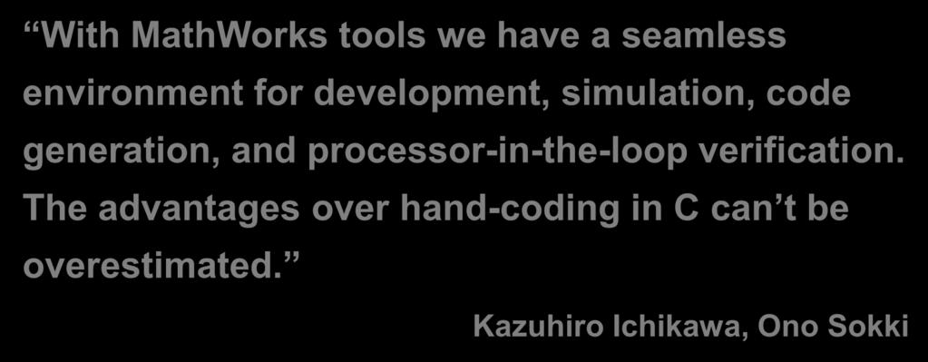 The advantages over hand-coding in C can t be Technology Applied overestimated.
