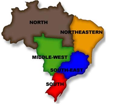 South and Southeast Region in Brazil