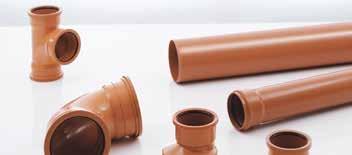 SEWER Pipe and Fittings - 200mm, 250mm, 315mm, 400mm Light in weight and easy to install, Brett Martin s Sewer drainage range includes solid pipe and fittings in 200mm, 250mm, 315mm and 400mm