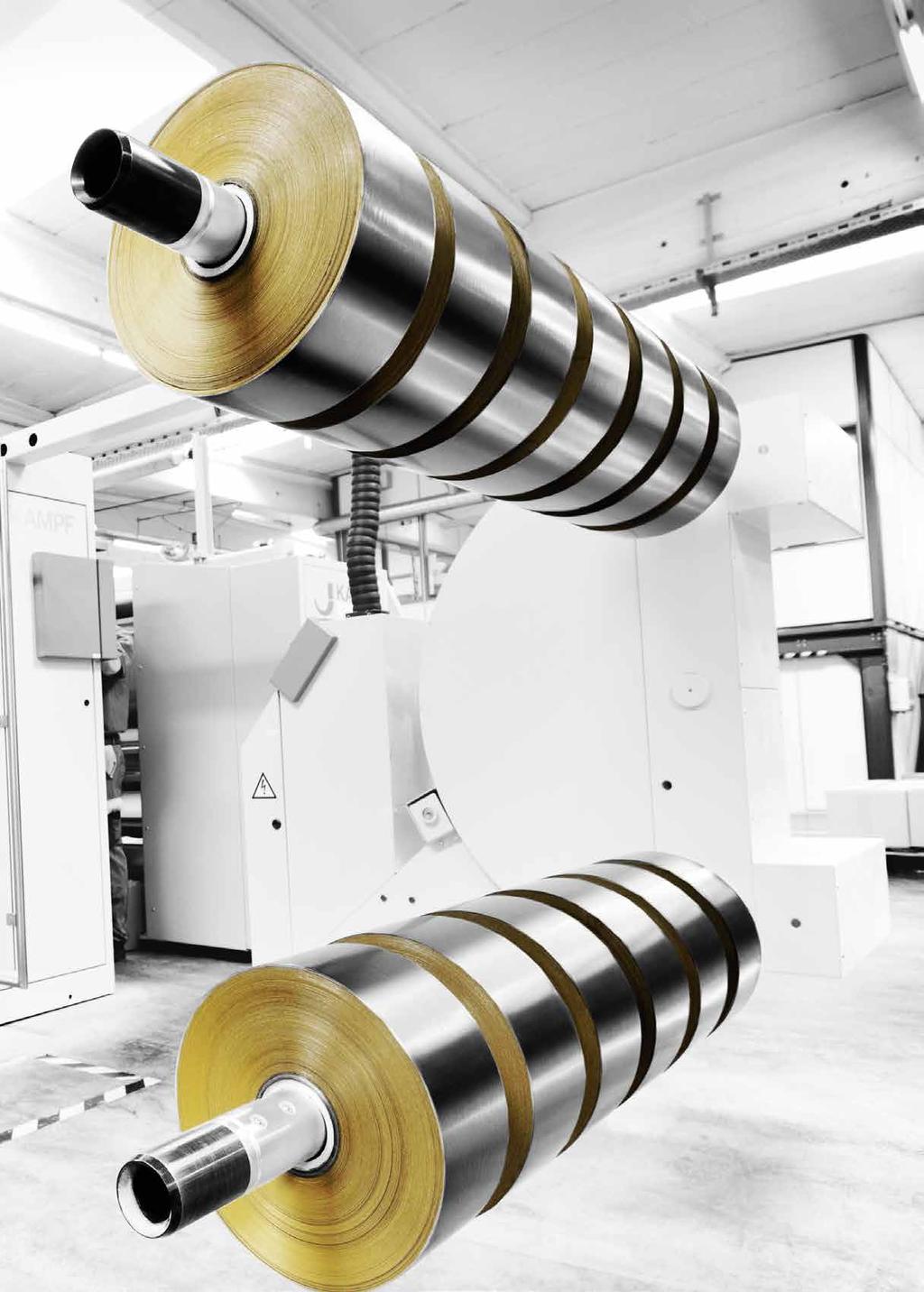 Manufacturing expertise 22 / 23 Customising We customise sheet-type materials in a variety of dimensions and delivery forms such as reels, crosswound spools, rolls, jumbos and blanks for smooth