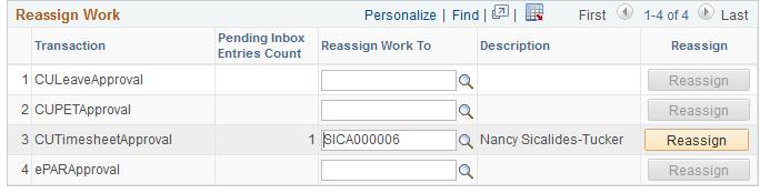 HCM Step-by-Step Guide To reassign requests previously submitted, add the User ID to the pending inbox reflecting an entry and click Reassign. This will move all timesheets to the new supervisor.