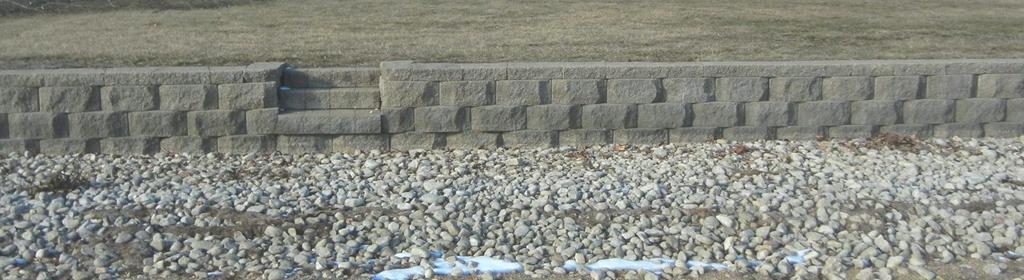 Small Concrete Blocks Benefits of Design Concrete block walls provide excellent resistance against erosion due to wave action and storm water runoff.