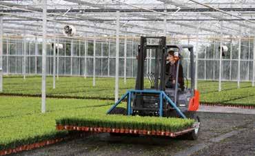 Pot handling Logistics carried out as efficiently as possible and optimum utilization of space available in your nursery are of paramount importance in pot handling operations.