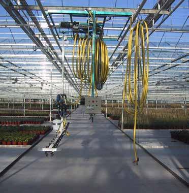 For every kind of crop, a spraying or watering boom has been designed for the specific application.