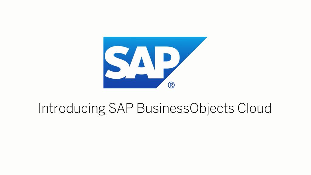 SAP BusinessObjects Cloud