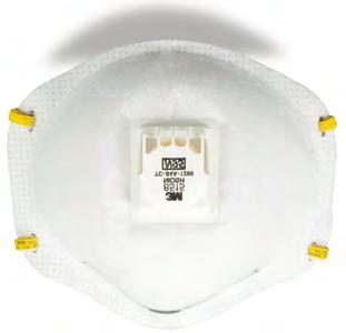 faceseal; 8514 has soft, adjustable foam noseclip 8214 Particulate Respirator, N95 10 ea/bx................. 89.26 BX 8514 Particulate Respirator, N95 10 ea/bx................. 79.