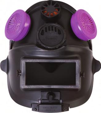gear such as welding helmets Lightweight improves comfort and reduces worker fatigue Attachable as a pre-filter to all North chemical cartridges except Defender 75FFP100 Low Profile Filter