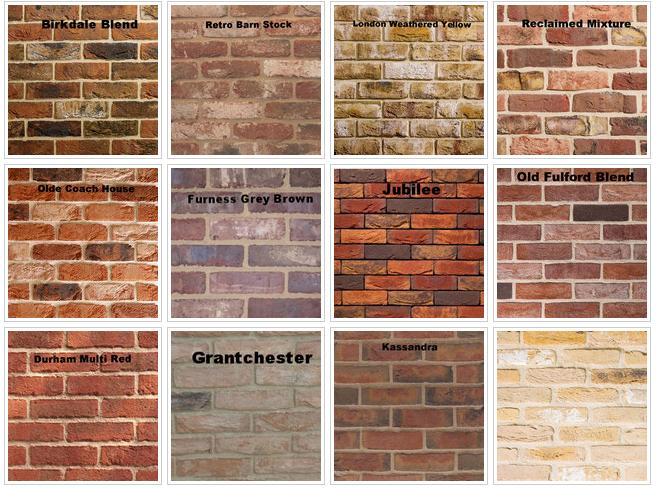 Brick Options Choose your preferred brick type from the wide range available. Electronic images can be viewed at www.brickbondsolutions.