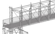 u Allround bridging system The } Allround bridging system is the ideal complement to Layher Allround equipment.