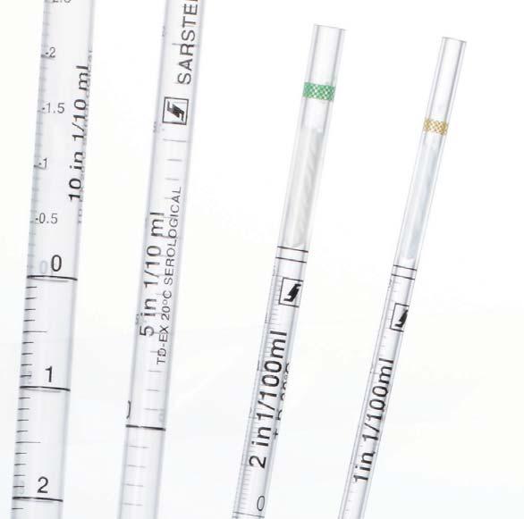 pipette, polystyrene For the suction of liquids using