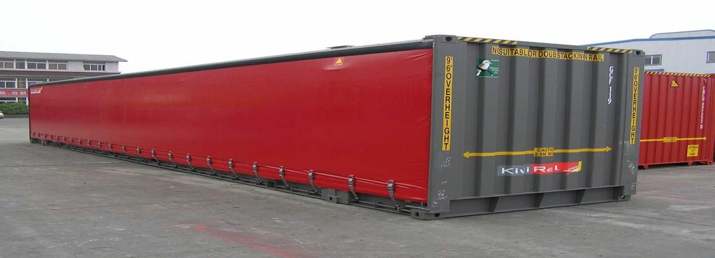 Intermodal Rail Containers 260 Units available combination of 25ft and 48ft Replacement for purpose built hard side wagons 60 with Mezzanine decks
