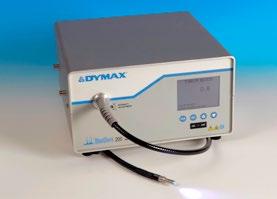 Dispensing & Curing Equipment Dymax offers a wide range of curing equipment including various spot lamps, flood lamps, and conveyor systems, as well as radiometers and other accessories.