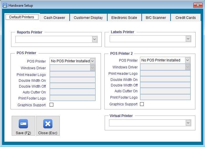 The Docket Header and Docket Footer should be set for the details for your business on Maintenance, POS screen.