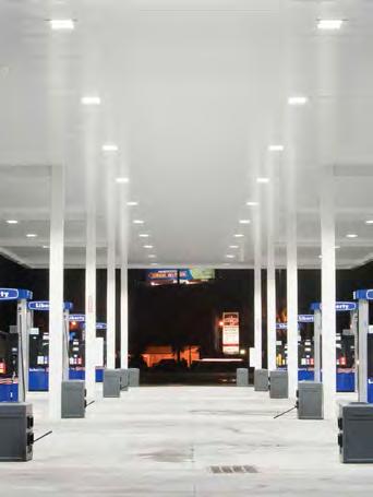 STAND OUT IN THE CROWD. Exterior lighting helps set your petroleum station apart from the pack.
