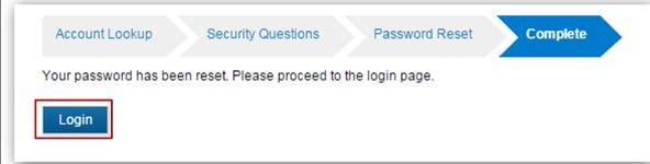 Enter a new password (based on the password rules). Reenter the new password to confirm and click the Confirm button.