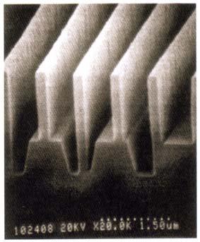 Example of resist patterned with x-ray lithography: R. Waser (ed.
