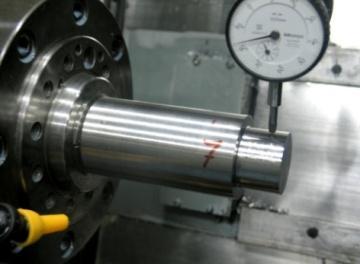 A simulation check is done for each run to avoid errors in program and machining. The turning process is carried out according to the experimental chart designed using the orthogonal array.