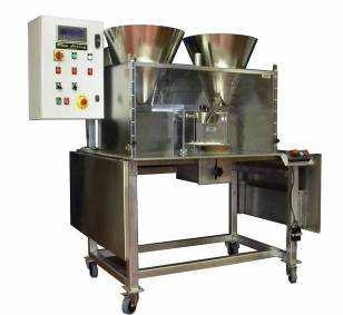 Filling machines 1 2 Feeder 1 : Gravimetric feeder with 1or 2 ingredients, accuracy ± 0.5 g.
