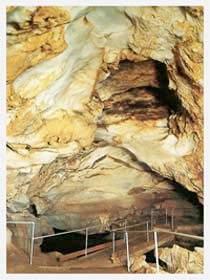 most caves in limestone!