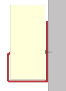 White PVC J-Channel (for THERMAX White Finish, THERMAX Light Duty, THERMAX Heavy Duty, THERMAX Heavy Duty Plus*) Use when the other PVC closure options will not cover the joints between the boards (e.
