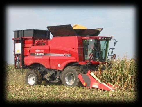 NEUTRAL HARVESTING Low cost adaption of axial combine Corn kernels