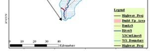 8 km lies in Nepal (DWIDP, 2005). The watershed area draining upto the Pandhare Dovan is 2772 sq.
