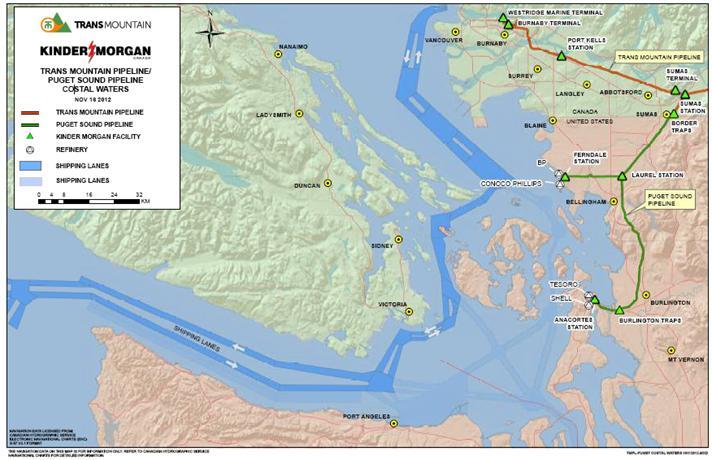 Marine Traffic Transit follows established traffic separation scheme (CCG and USCG) Traffic is monitored by vessel traffic services (CCG and USGC) Aids to navigation maintained by CCG and USCG PMV