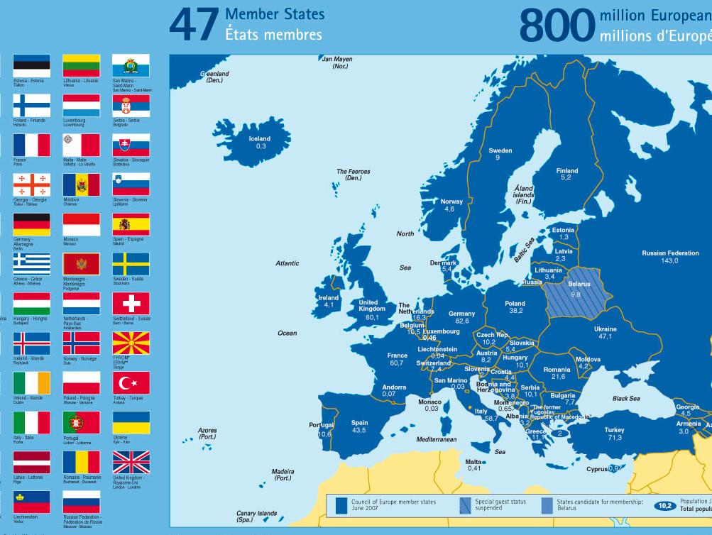 currently 28 European countries more than 500 million citizens.