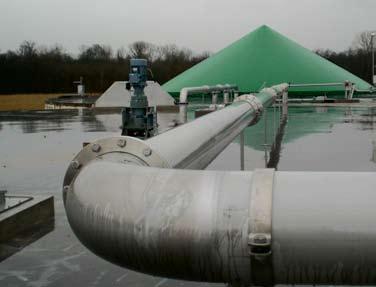 4 ) in the biogas, which has to be monitored continously.