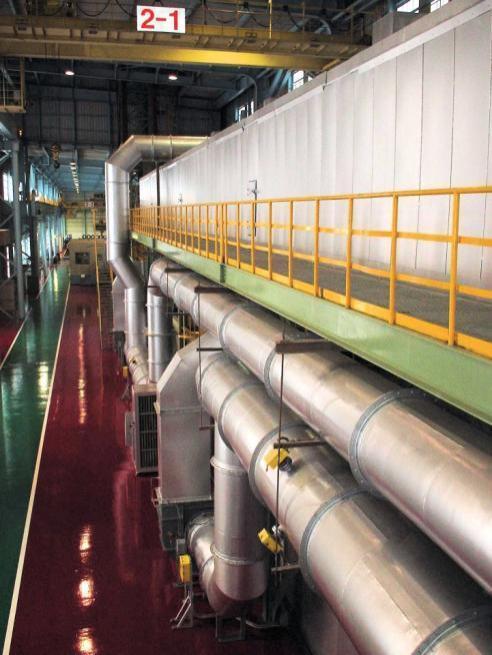 Thermal Oxidation Process Coil line ovens use a thermal