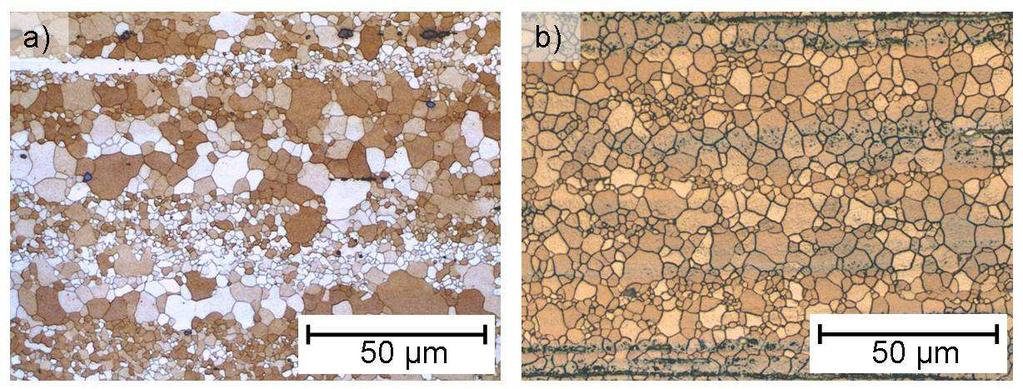 Materials Science Forum Vol. 735 309 Fig. 1. Microstructure of hydrostatically extruded alloys a) AZ31, b) AZ61 and c) AZ80. 3.2 Tension tests Exemplarily, Fig.