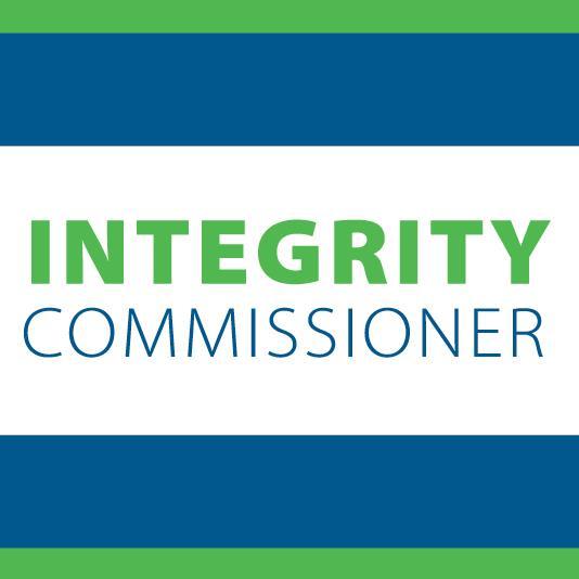 Outline 1. Role of the Integrity Commissioner. 2.