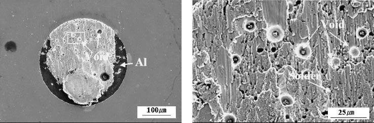 2362 J. Lee, J.-P. Jung, C.-S. Cheon, Y. Zhou and M. Mayer B A (c) (d) (e) (f) Fig. 6 SEM images showing fracture surface of Sn 1.8Bi 0.7Cu 0.6In Solder after various aging times.