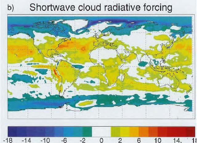 Cloud radiative forcing is positive in a warmer and cleaner tropical atmosphere where clouds are less