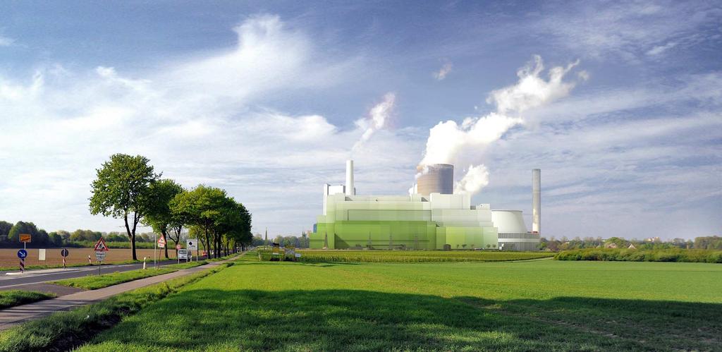 BoAplus Niederaussem Cornerstones of the further-developed concept Technical developments 2 x 550MW boiler - High flexibility - Reduced overall height (~ 100m) Hybrid cooling tower - Low overall