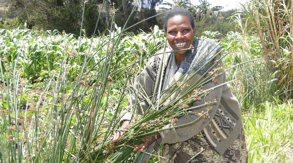In northern Tanzania, Marcelina has turned traditional raffia weaving into a successful business. For generations, women living near the Nou Forest have learnt raffia weaving from a young age.