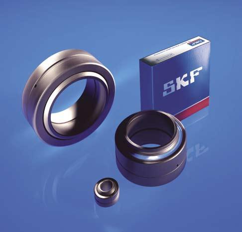 SKF spherical plain bearings For arrangements where alignment movements have to be accommodated between two components in relative motion or where tilting movements or oscillations occur at