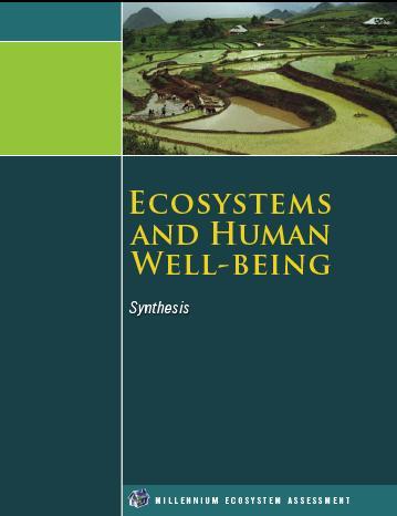The Millennium Ecosystem Assessment (2005) Ecosystems and biodiversity are
