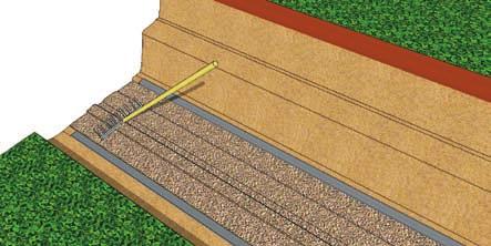 Rough Grading Step 5 Rough Leveling Pad Place Well Graded Gravel (also known as Road Base Aggregates) on top of fabric in the leveling pad trench approximately 6" deep Rough grade gravel with a rake