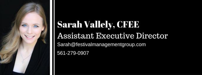 Event Management Team Nancy Stewart-Franczak and Sarah Vallely will be directly responsible for ensuring your events success.