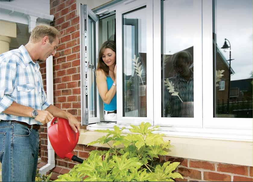 Our energy efficient windows reduce condensation by as much as 80% The lower sightlines of DuraGreen blend into the profile, making windows more attractive.