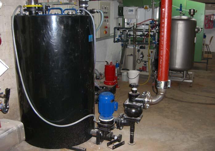 AOP Pilot plant toilett effluent fresh water primary