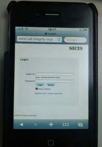 SICIS Mobile Version