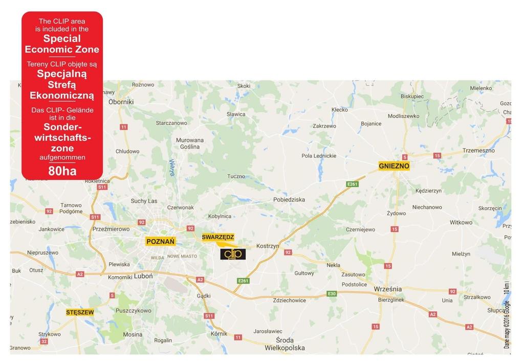 Location, location, location Swarzędz Jasin, 12 km away from Poznan, in vicinity of