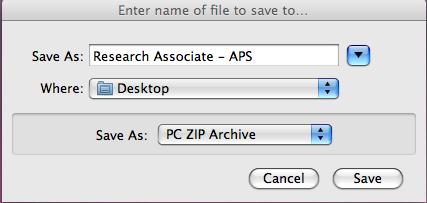 4. Input a file name and choose where to save it We reccommend